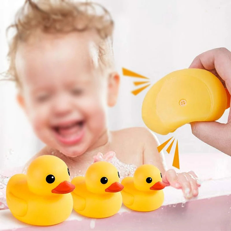 Kids Bath Duck Toys 50 PCS Ducks Squeak and Float Duckies Baby Shower Toy Party Decoration for Toddlers Boys Girls