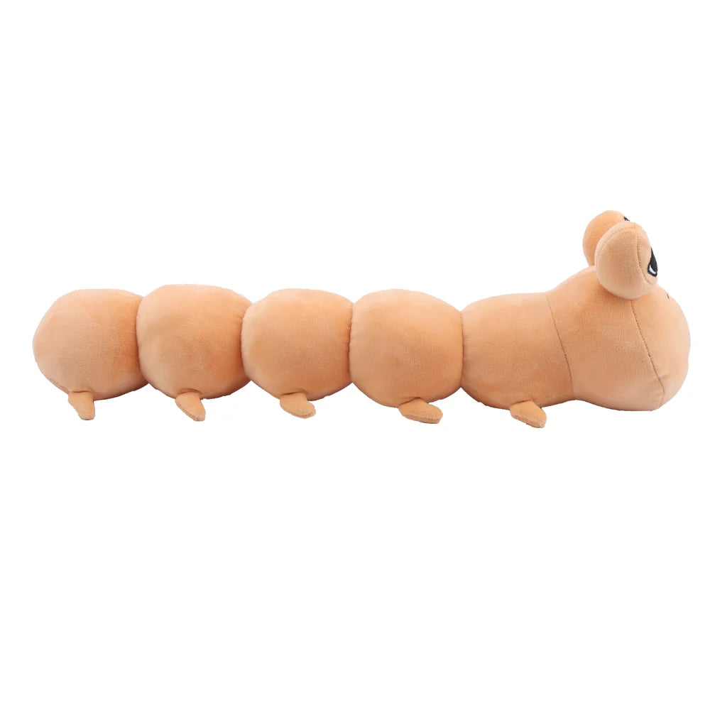 Kawaii Caterpillar Mrs Pou Plush Toys Anime My Pet Alien Pou Doll Stuffed Animals Bedroom Sofa Decor Kids Birthday Gifts