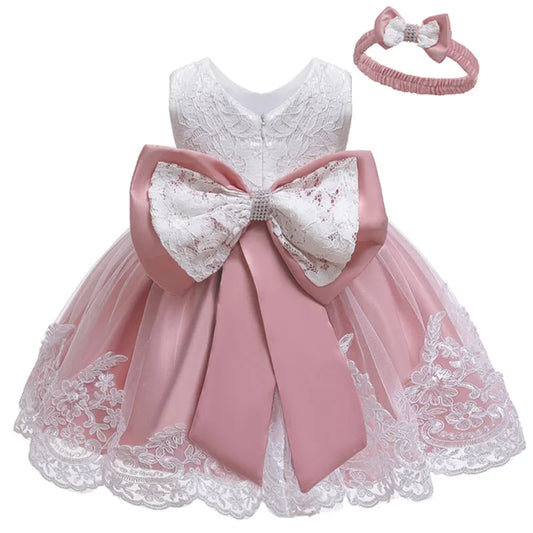 Newborn Baby Girls Princess Christmas Dress Kids Dresses For Girls Baptism 1st Birthday Wedding Bridesmaid Infant Vestidos