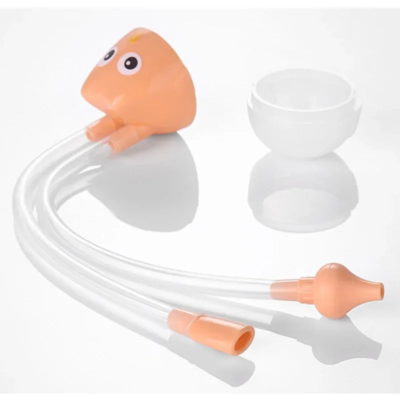 Dr.isla Newborn Baby Nasal Aspirator Nose Cleaner Sucker Suction Tool Protection Baby Mouth Nasal Suction Cleaning Sucker Device