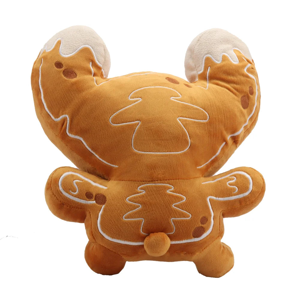 35cm Kawaii Cartoon Gingerbread Man Plush Toy Stuffed Animals Soft Gingerbread Dogs Kids Cute Christmas Gifts Plush Pillow