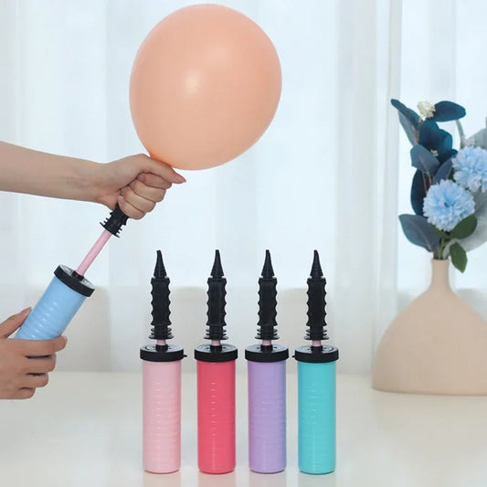 Balloon Pump Balloon Inflator Hand Push Air Pump Wedding Birthday Party Decoration Kids Baby Shower Balloon Accessories Tools