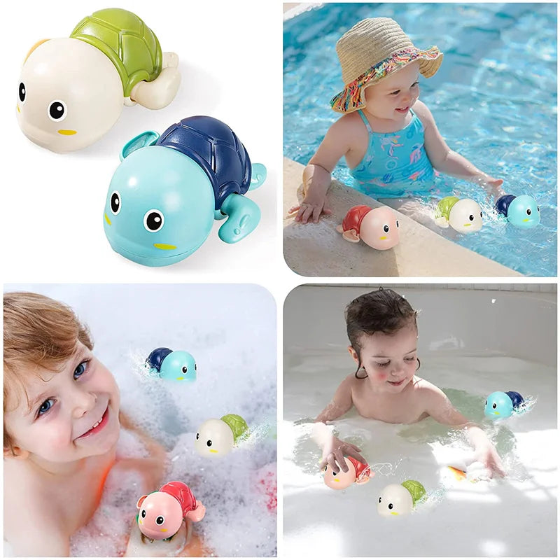 Baby Bath Toys For Children New Baby Bath Swimming Bath Toy Cute Frogs Clockwork Bath Toy brinquedos infantil игрушки для детей