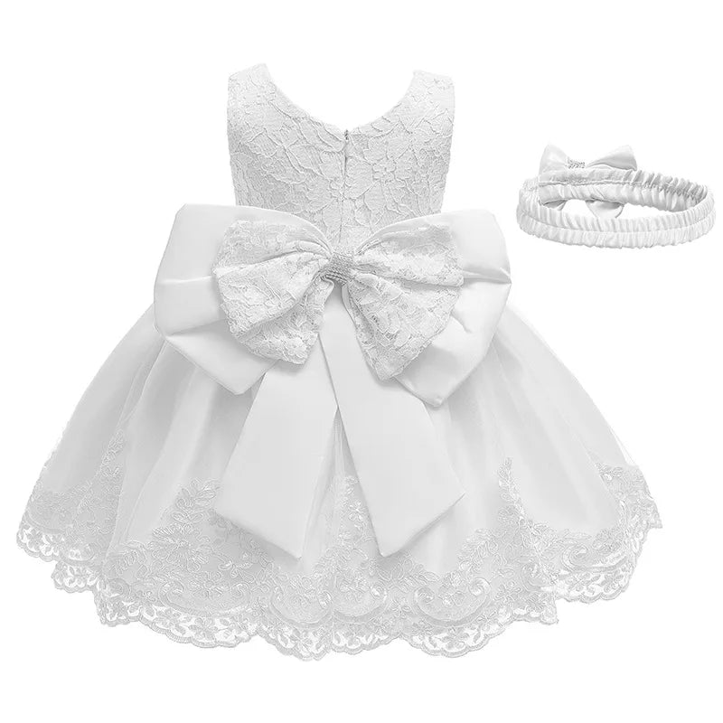 Newborn Baby Girls Princess Christmas Dress Kids Dresses For Girls Baptism 1st Birthday Wedding Bridesmaid Infant Vestidos